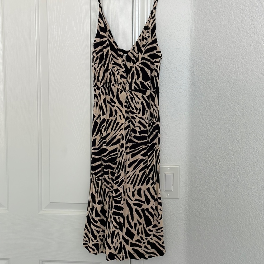 Women’s printed strap dress